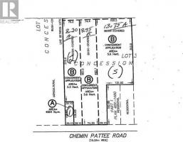 - Pattee Road, Hawkesbury, Ontario K6A2R2