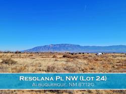 Resolana (Lot 24) Place NW Albuquerque, NM 87120